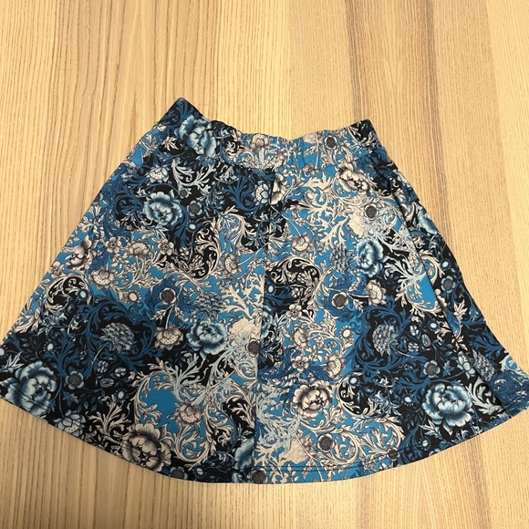 Blue Multicolor Circle Skirt - Size Small - Picture 2 of 2